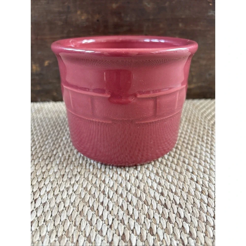 Longaberger  Woven Traditions Pottery 1 Pint SALT CROCK